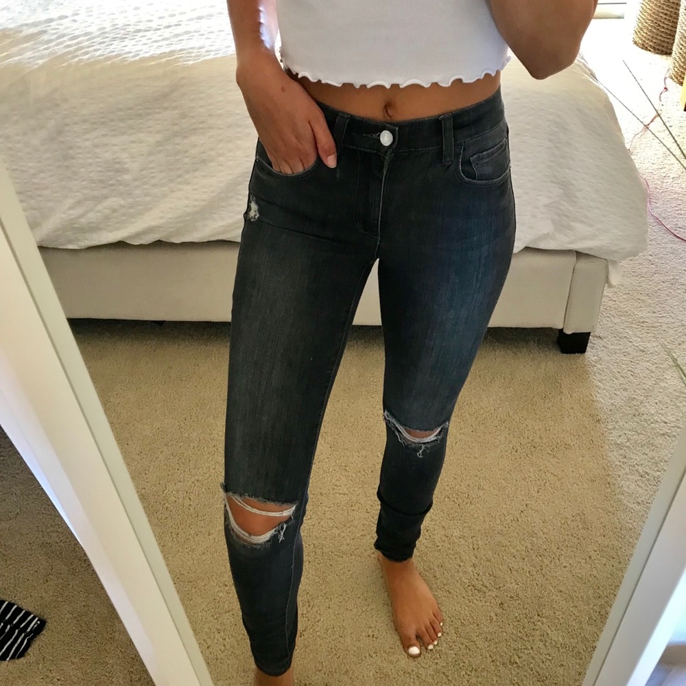 Dark grey jeans